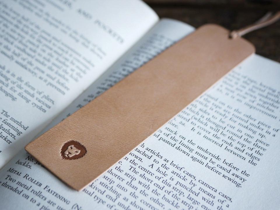 Handmade Leather Bookmark