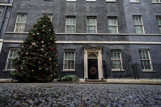 Downing Street Christmas tree