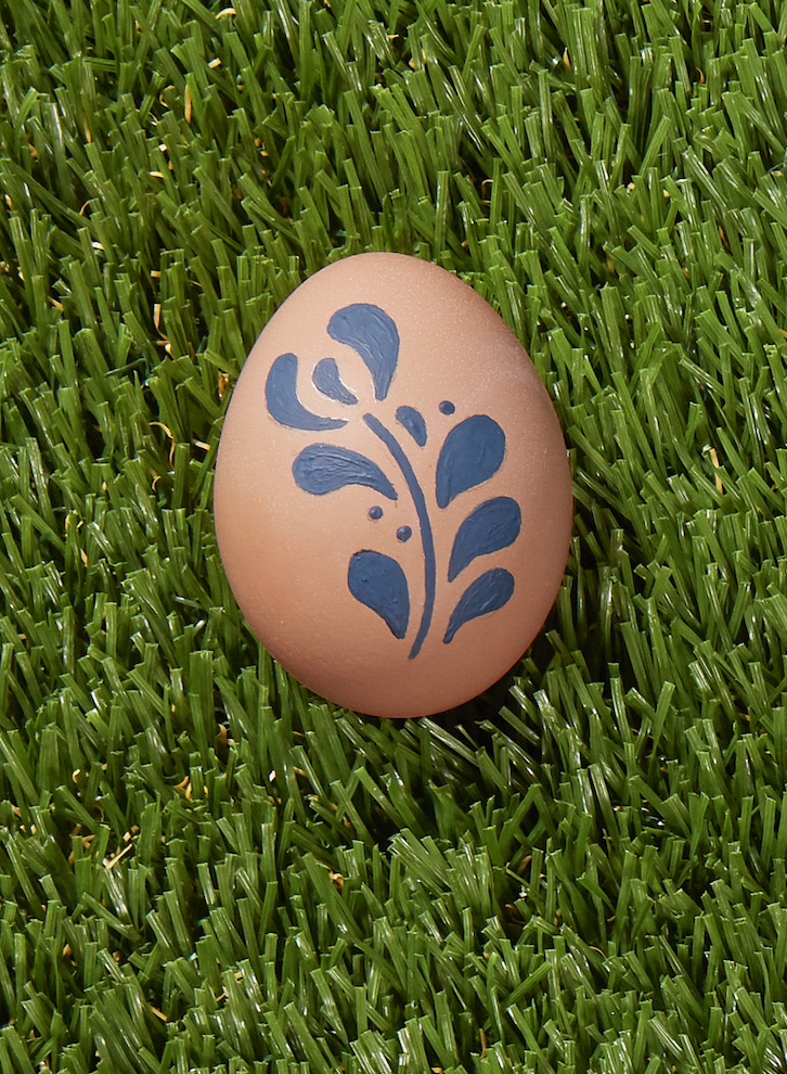 16) Folk Pattern Easter Egg