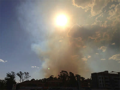 Fire emergency in Sydney's west