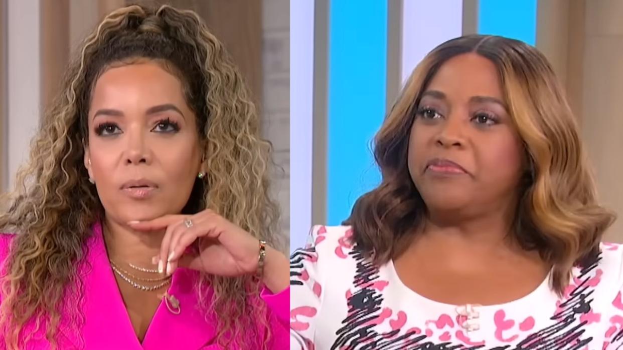  Sunny Hostin as a guest on Sherri Shepherd's talk show 