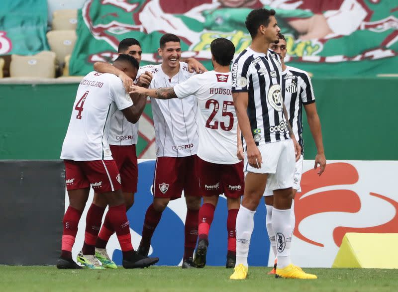 Brasileiro Championship - Fluminense v Santos