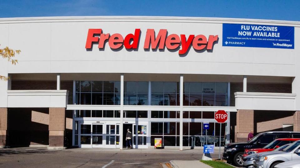 A Fred Meyer store at 5230 W. Franklin St. in Boise. Fred Meyer and Kroger merged in 1998.