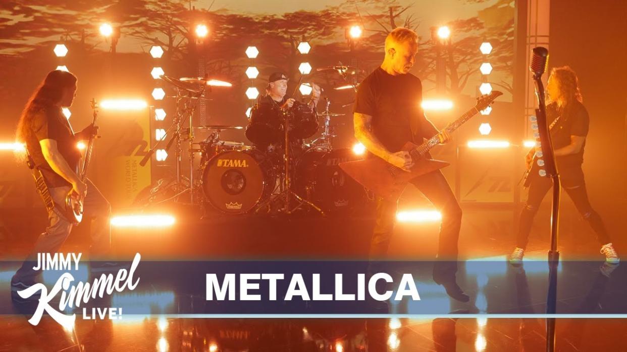  Metallica on Jimmy Kimmel Live 