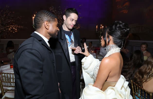 Usher, Pete Davidson, and Kim Kardashian attend The 2023 Met Gala Celebrating 