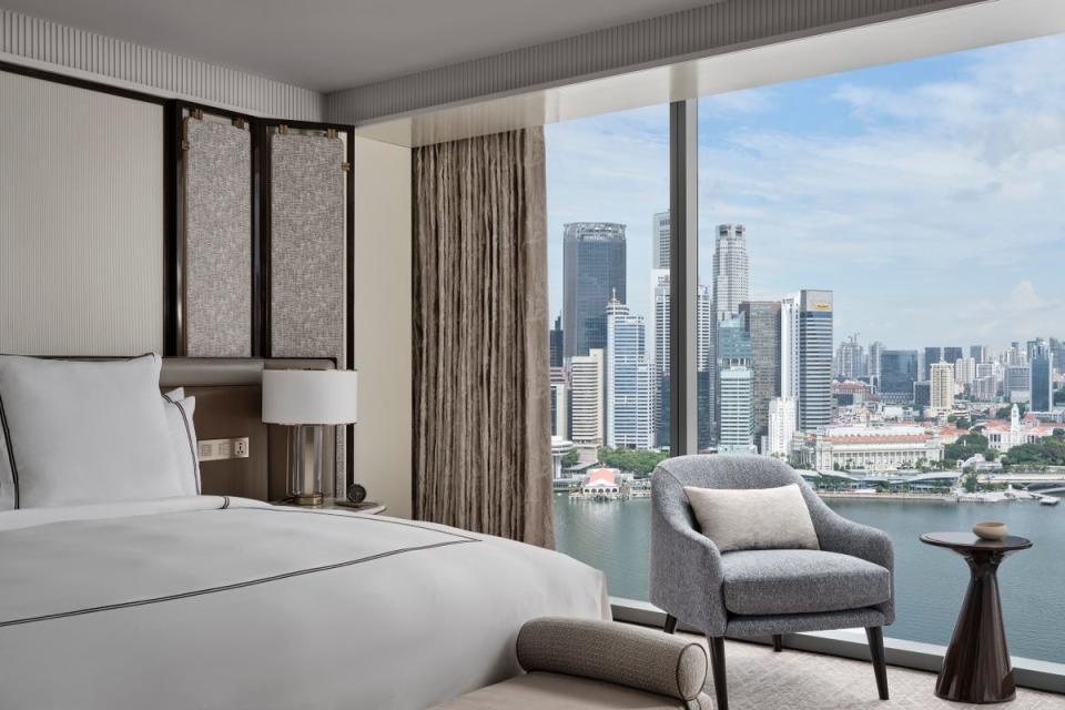 A view of the skyline from one of Marina Bay Sands’ new luxury suites (Marina Bay Sands)