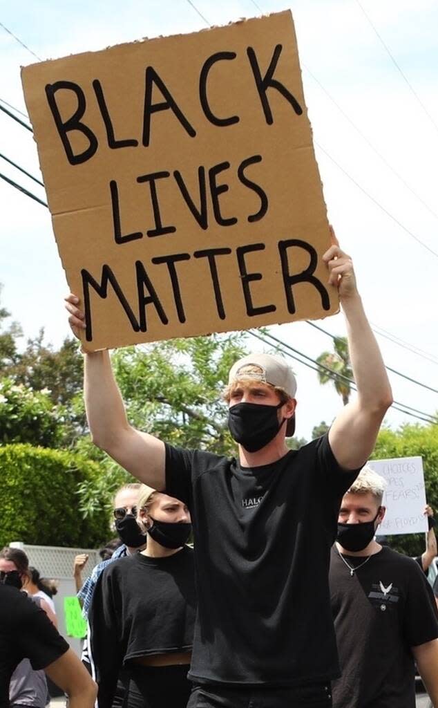 Logan Paul , Protest