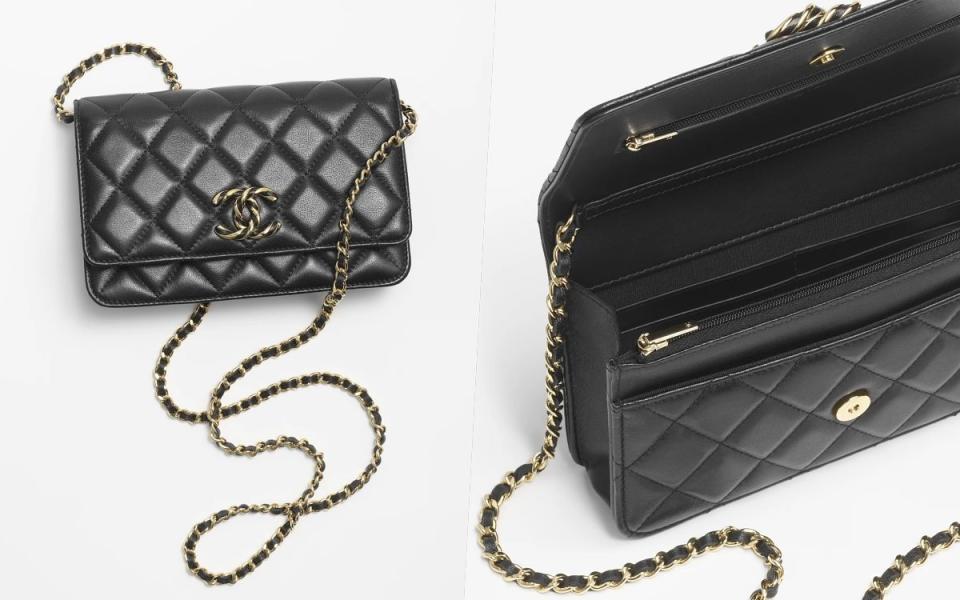 Chanel 鏈子皮夾 NT$138,600 圖片來源：CHANEL官網