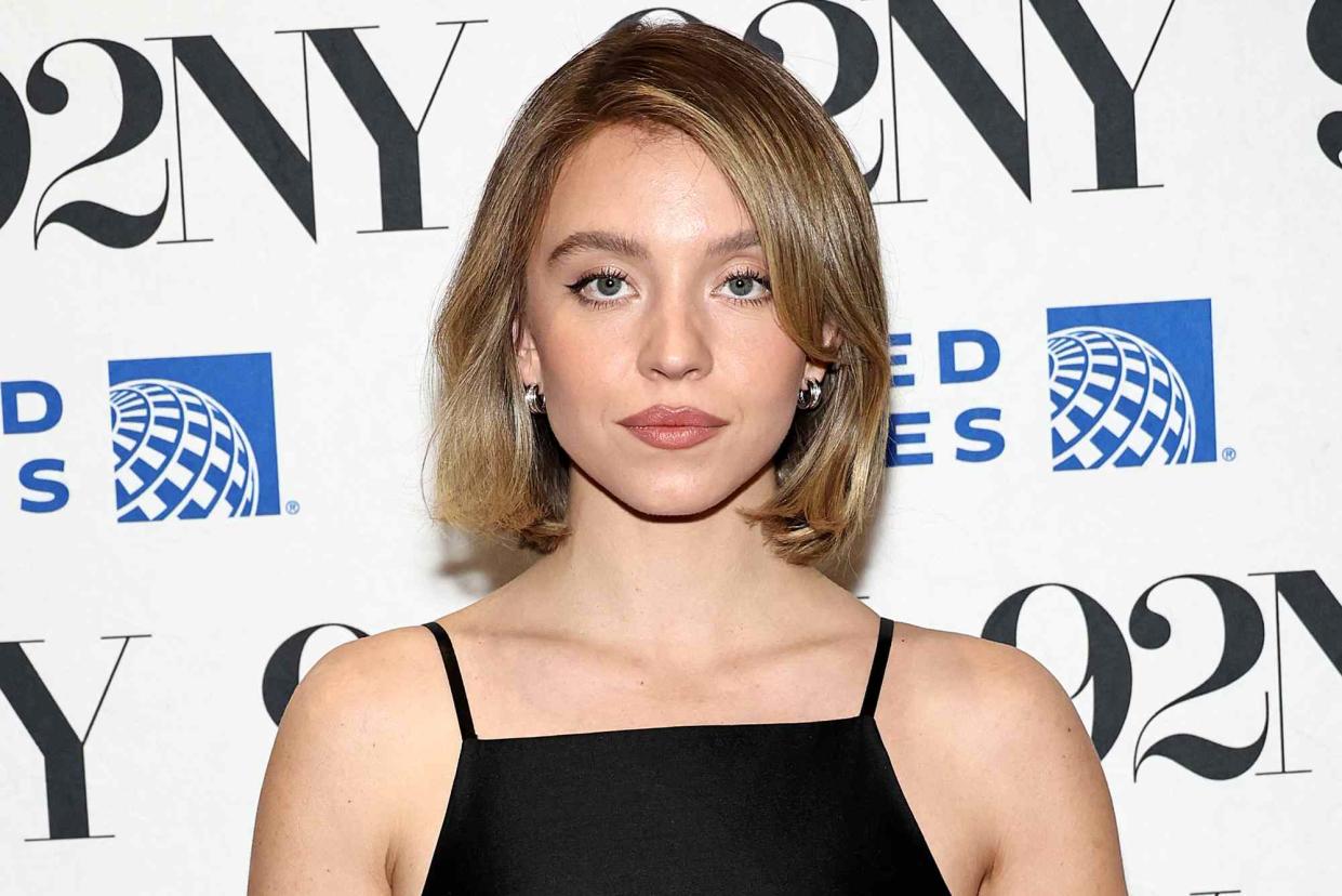 <p>Jamie McCarthy/Getty</p> Sydney Sweeney on March 20, 2024 in New York City. 