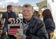 "Pilot" (behind the scenes) - Stephen King on the set of CBS's new summer series, "Under the Dome," based on King's bestselling novel about a small town that is suddenly and inexplicably sealed off from the rest of the world by a massive transparent dome.