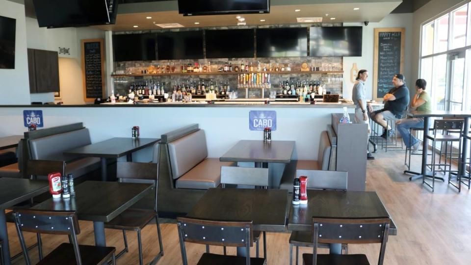 The Greyson, a family-friendly restaurant and sports bar, shown 5/7/2023, recently opened at 5045 96th St. E., Palmetto. The eatery is at the southwest intersection of Moccasin Wallow Road and Interstate 75.