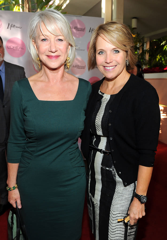 Hollywood Reporters Women in Entertainment Breakfast 2010 Helen Mirren Katie Couric