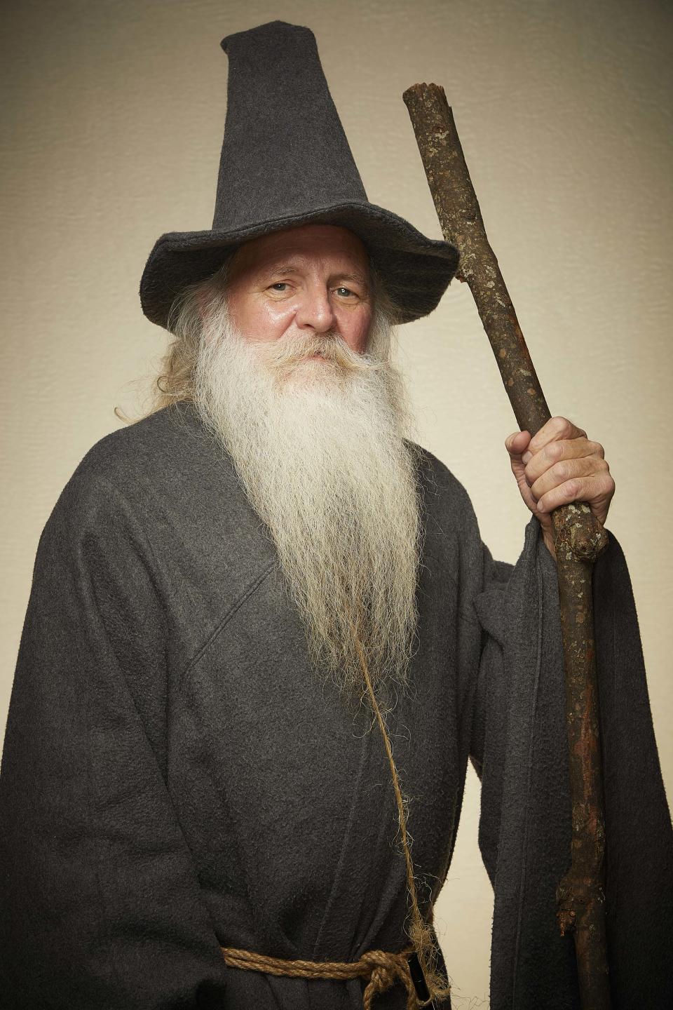 This Gandalf inspired look is sure to be a hit among Lord of the Rings fans. 