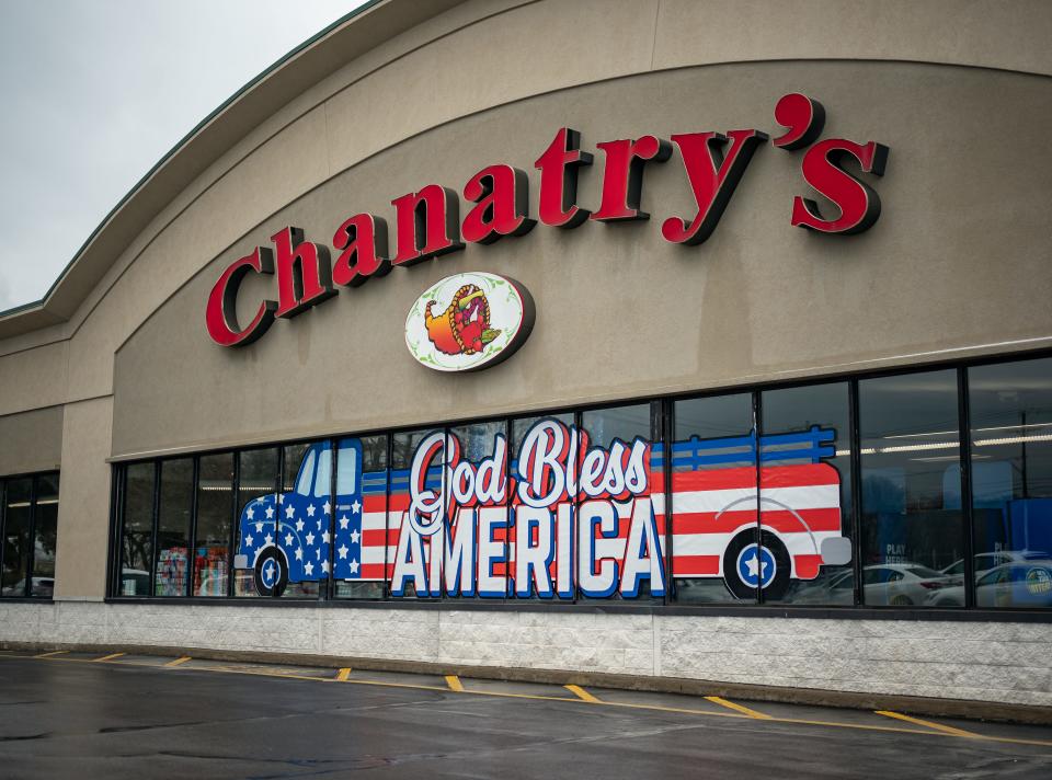 An exterior view of Chanatry's in Utica on Wednesday, November 16, 2022. For 110 years, Chanatry's Hometown Market is the city's biggest locally-owned grocery store.