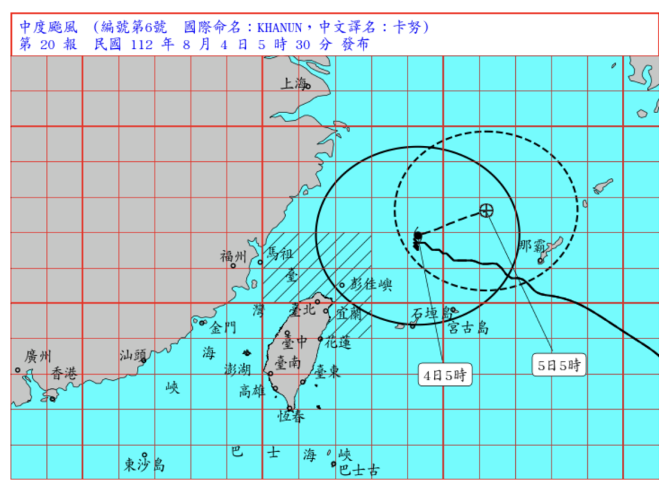 （圖取自中央氣象局網站）