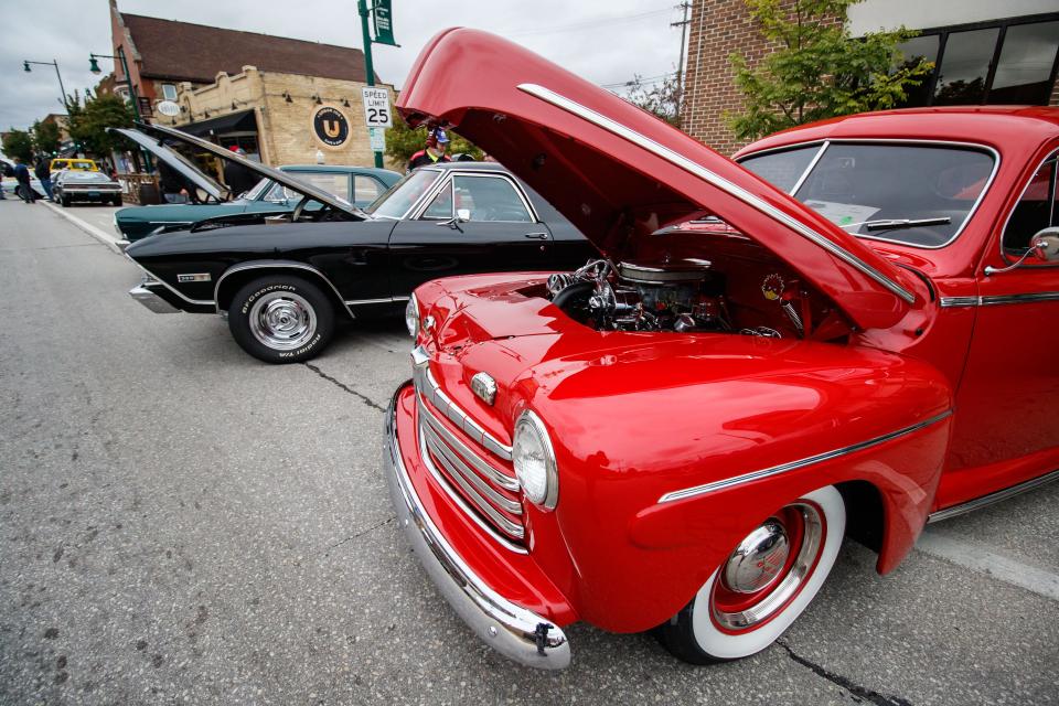 Vintage, custom, classic and modern vehicles of all types line Greenfield Ave. during the 28th annual Downtown West Allis Classic Car Show on Sunday, Oct. 7, 2018.