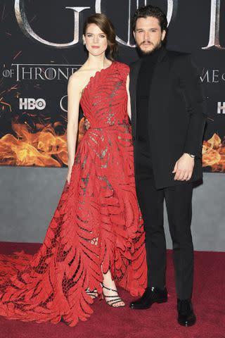 Andrew H. Walker/Variety/REX/Shutterstock Rose Leslie and Kit Harington at the Game of Thrones season 8 premiere