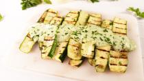 <p>Oh my goddess, these are good!</p><p>Get the recipe from <a href="https://www.delish.com/cooking/a21271734/grilled-goddess-zucchini-recipe/" rel="nofollow noopener" target="_blank" data-ylk="slk:Delish.;elm:context_link;itc:0;sec:content-canvas" class="link ">Delish.</a></p>