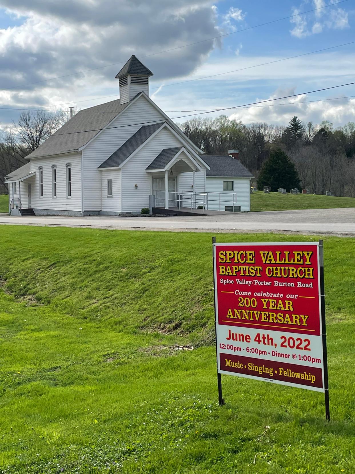Spice Valley Baptist Church in Mitchell will celebrates its 200-year anniversary June 4.