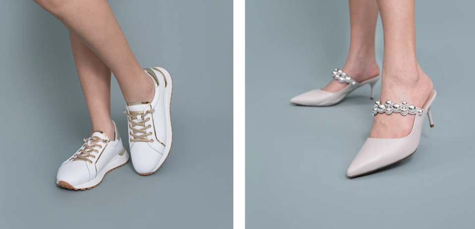 Check out PrettyFit's range of on-trend and comfy shoes! PHOTO: PrettyFit