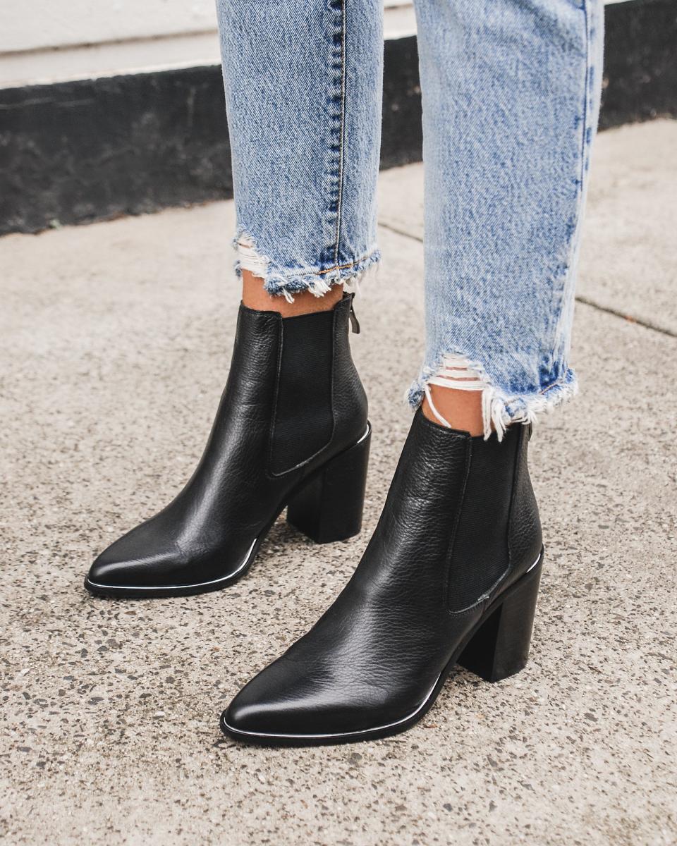 leather ankle boots 