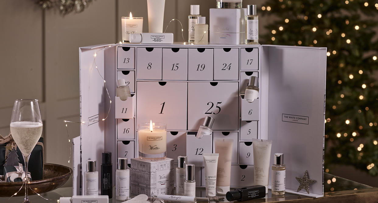 The White Company's 2022 advent calendar is filled with self-care treats. (The White Company)