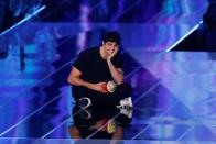 2019 MTV Movie and TV Awards - Noah Centineo wins "Breakthrough Performance" award