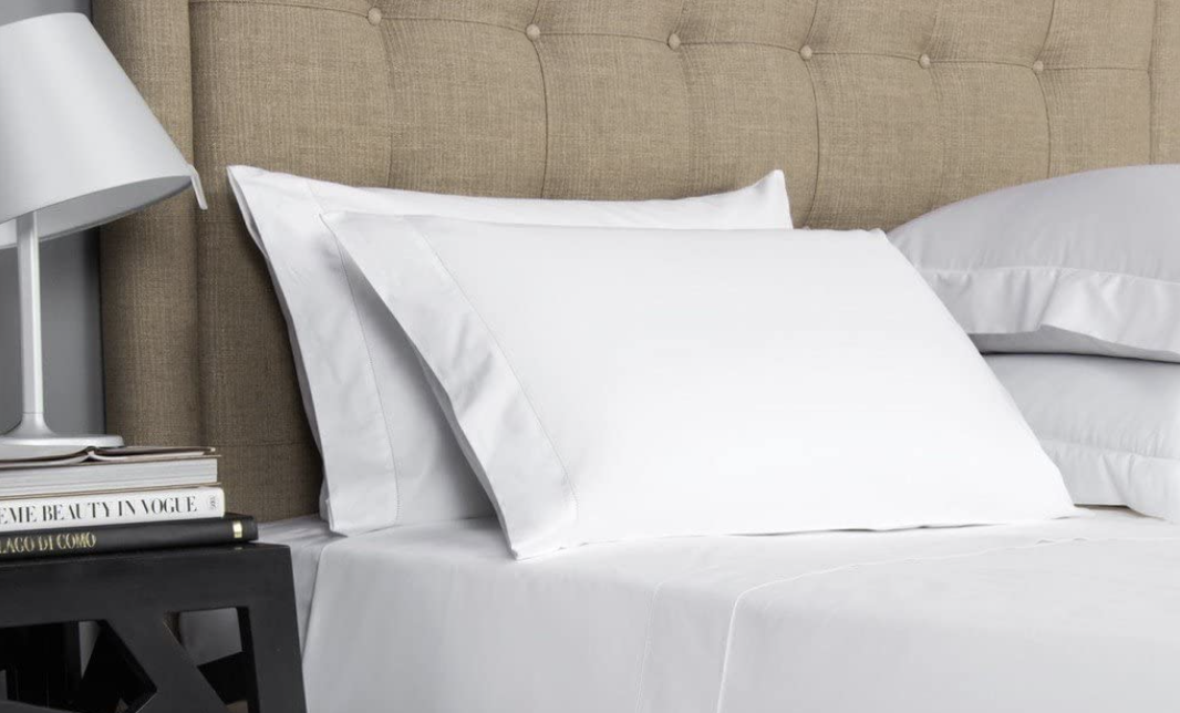 These 100 percent Egyptian cotton sheets are waiting for you. (Photo: Amazon)