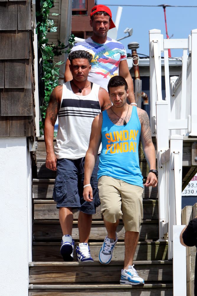 Paul DelVecchio, Vinny Guadagnino and Mike 