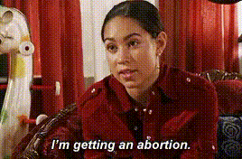 Manny Santos declaring she's getting an abortion