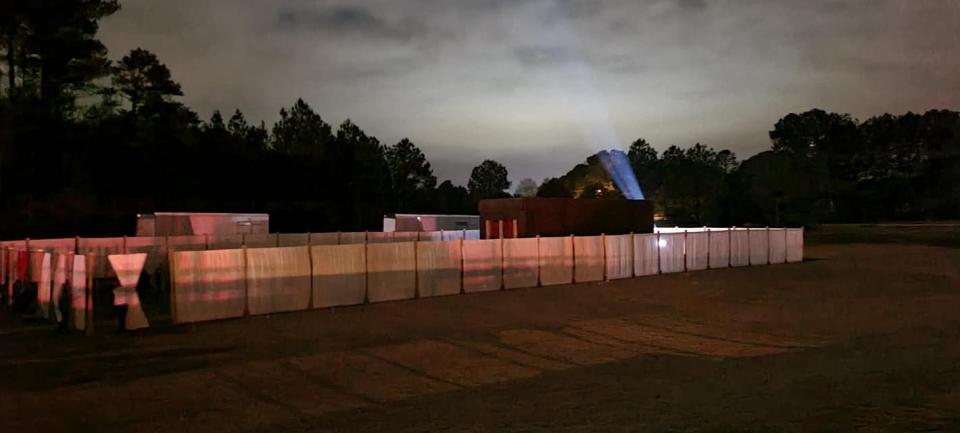 The Tabernacle replica is situated on the grounds of the Church of Jesus Christ of Latter-day Saints in Oconee County.