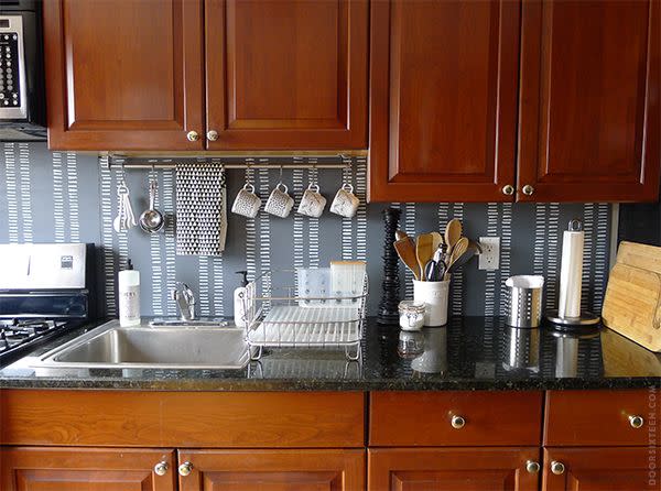 Hang a Towel Bar Over the Sink