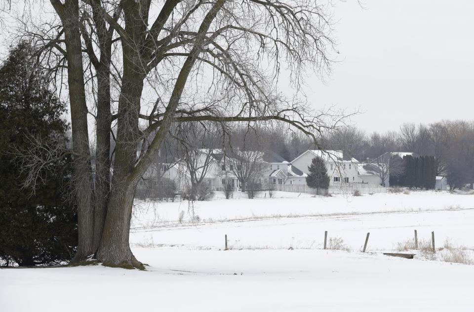 The Schwalbach farm on North Lynndale Drive in Grand Chute abuts a neighborhood of single-family homes.