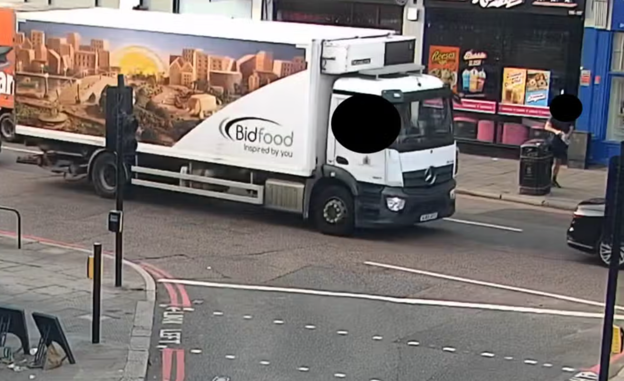 Khalife was seen climbing out from underneath the lorry (The Metropolitan Police)