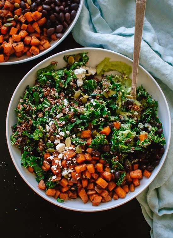 Kale, Sweet Potato, and Quinoa Salad