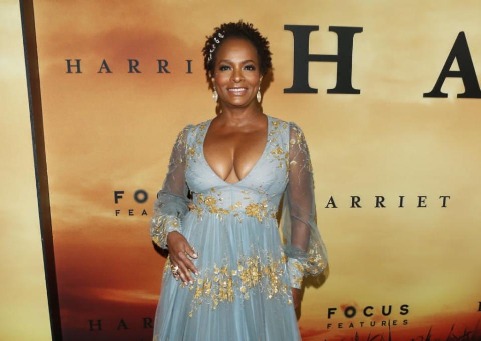 LOS ANGELES, CALIFORNIA – OCTOBER 29: Vanessa Bell Calloway attends the Los Angeles premiere of Focus Features’ “Harriet” held at The Orpheum Theatre on October 29, 2019 in Los Angeles, California. (Photo by Michael Tran/WireImage)