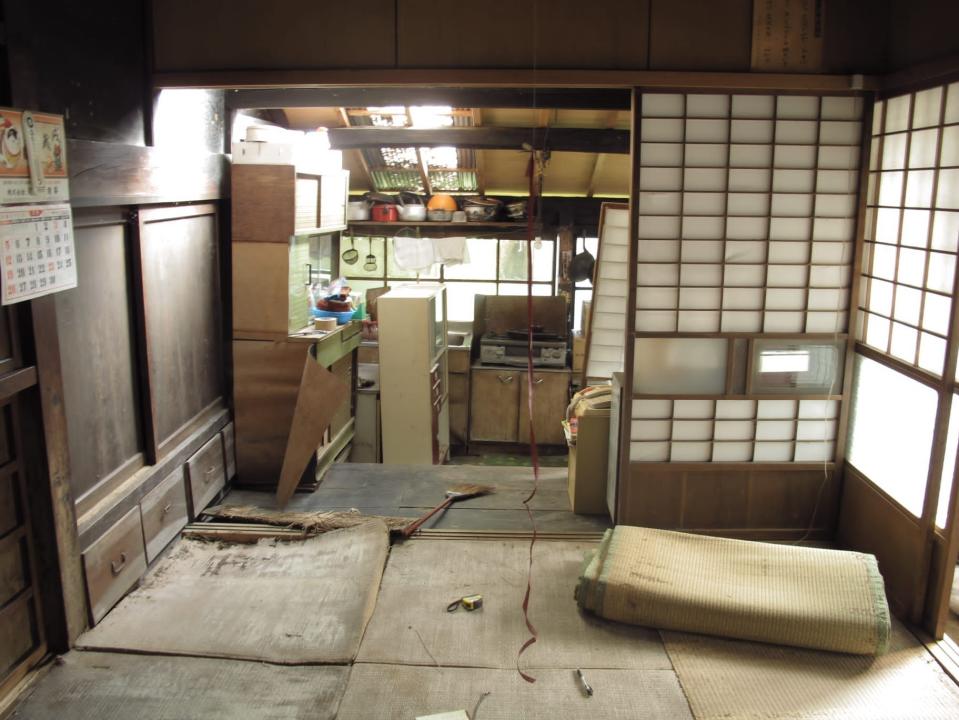 The interiors of the Ryokan.