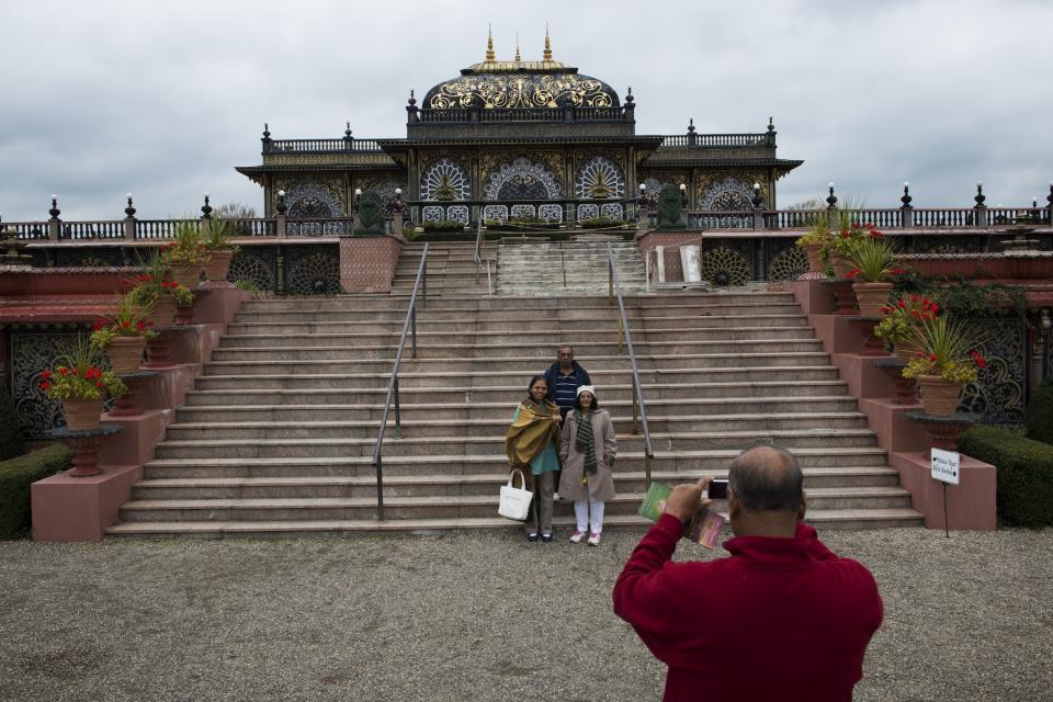 NEW VRINDABAN COMMUNITY, WVA - OCTOBER 10: Palace of Gold and the New Vrindaban Community. (Photo by Bonnie Jo Mount/The Washington Post)