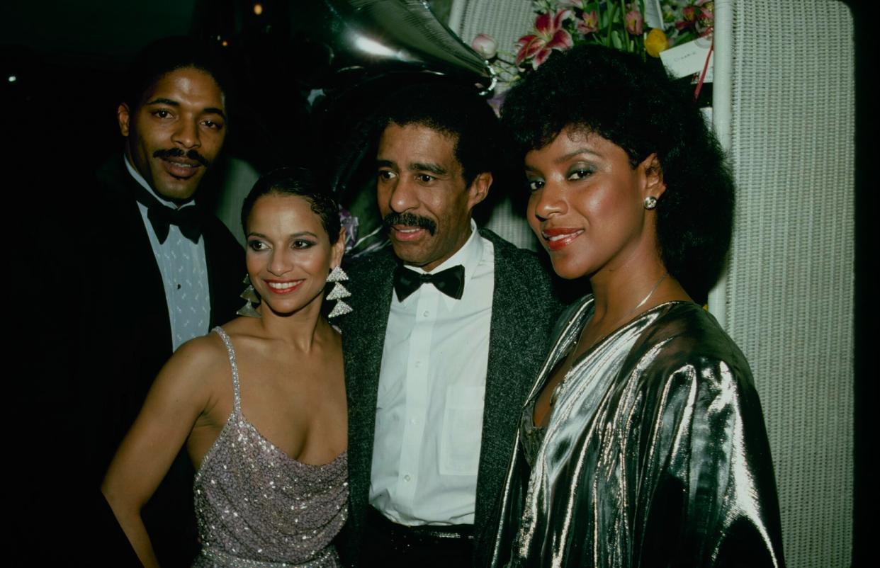 Norm Nixon, Allen, Richard Pryor and Phylicia Rashad after the opening-night performance of Broadway's "Sweet Charity" on April 28, 1986. (Photo: Time & Life Pictures via Getty Images)