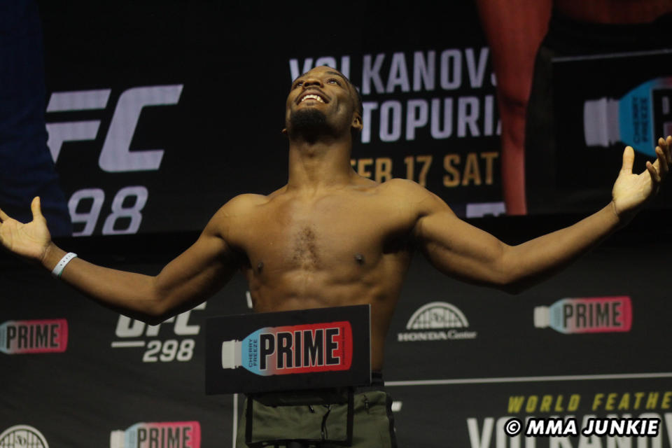 Danny Barlow UFC 298 ceremonial weigh-ins