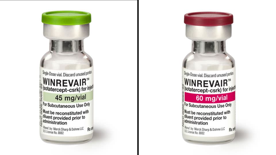 Winrevair was approved by the FDA on Tuesday to help treat pulmonary arterial hypertension. - Courtesy Merck
