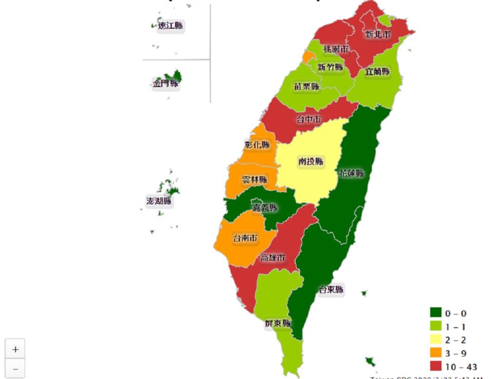 &#x0025b2;&#x004e00;&#x005716;&#x00770b;&#x005168;&#x0053f0;&#x006b66;&#x006f22;&#x0080ba;&#x00708e;&#x0078ba;&#x005206;&#x005e03;&#x00ff0c;7 &#x007e23;&#x005e02; 0 &#x0078ba;&#x008a3a;&#x003002;&#x00ff08;&#x005716;&#x00ff0f;&#x007ffb;&#x00651d;&#x0081ea;&#x0075be;&#x007ba1;&#x007f72;&#x005b98;&#x007db2;&#x00ff09;
