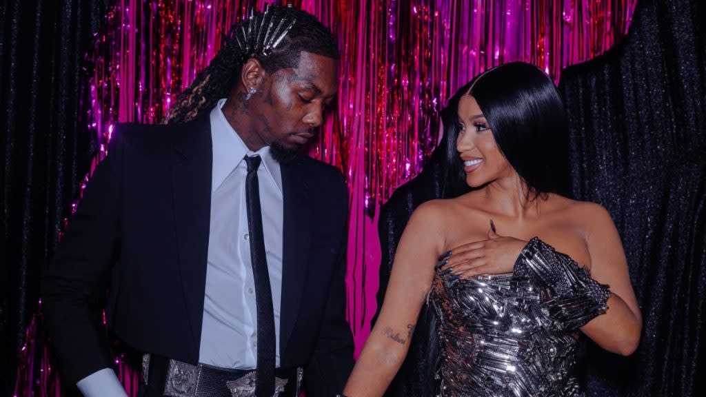 Offset and Cardi B attend the 2023 MTV Video Music Awards at Prudential Center on September 12, 2023 in Newark, New Jersey.