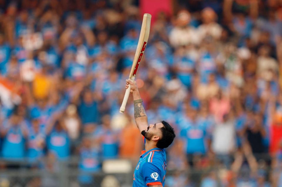 Virat Kohli scored his 50th ODI hundred in   (REUTERS)