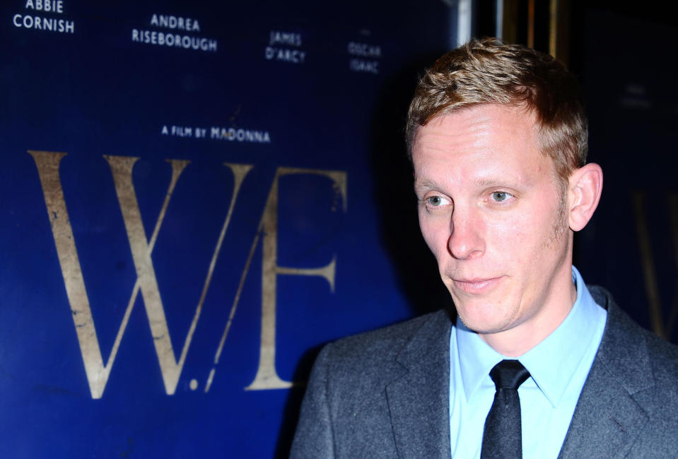 Laurence Fox arrives at the premiere of new film W.E at the Empire Cinema in London.