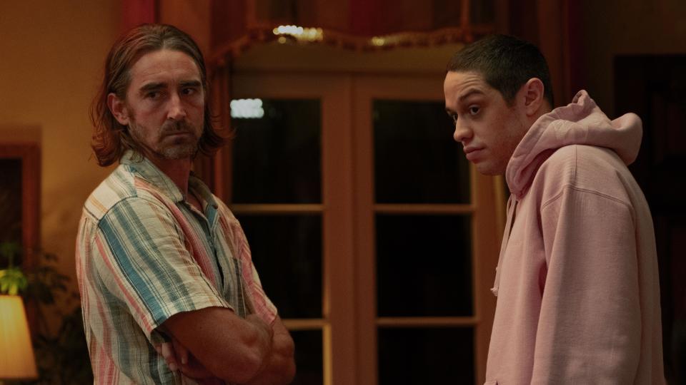 Lee Pace and Pete Davidson in "Bodies Bodies Bodies."