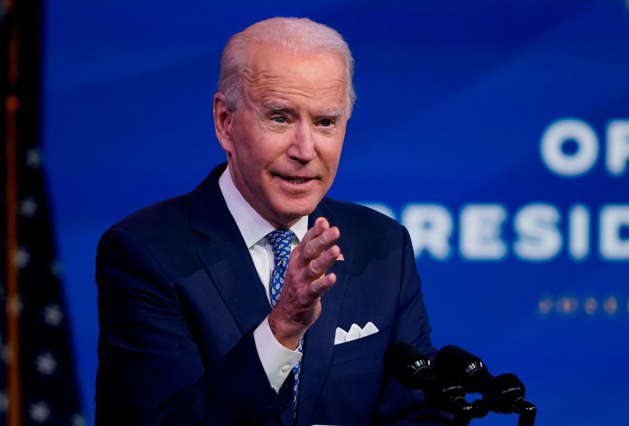 <p>Biden lamentó que Trump no haya responsabilizado a Rusia por el ciberataque</p> (Foto de ALEX EDELMAN / AFP a través de Getty Images)