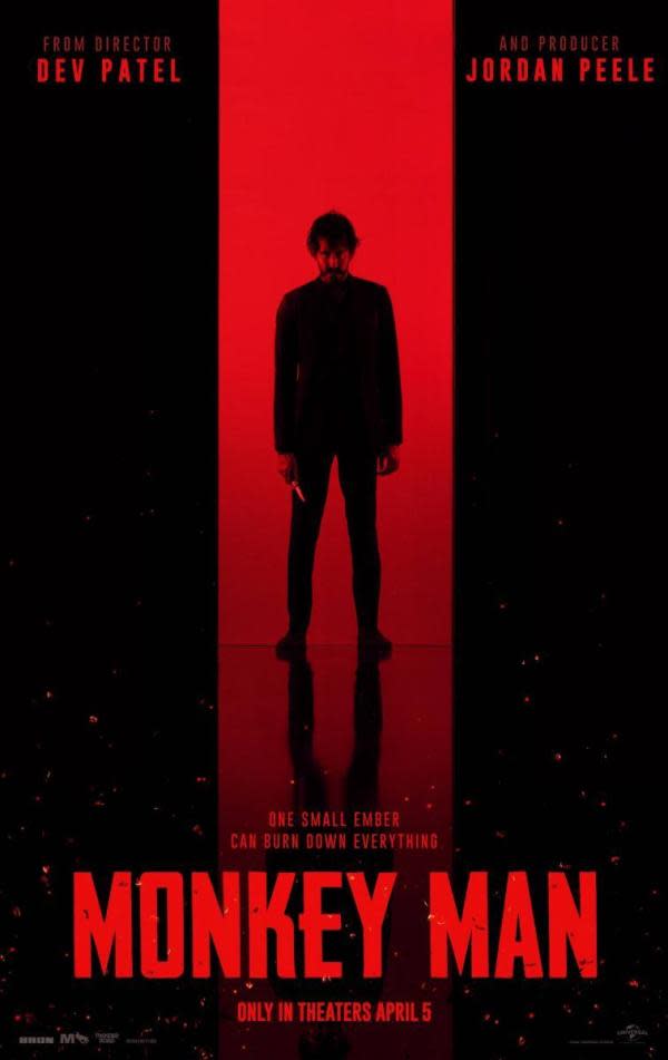 Poster oficial de 'Monkey Man'