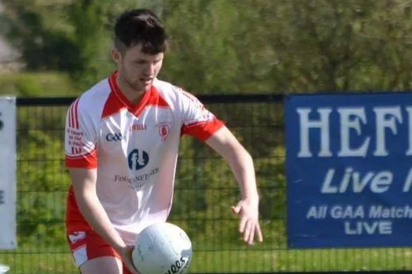 Ryan Straney played both hurling and football for Lámh Dhearg