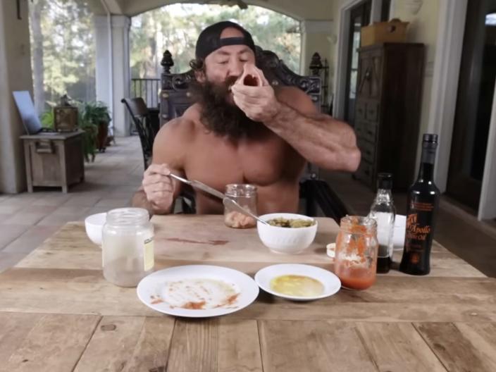 The Liver King, an influencer who eats raw meat and preaches a primal lifestyle, admits to lying about steroid